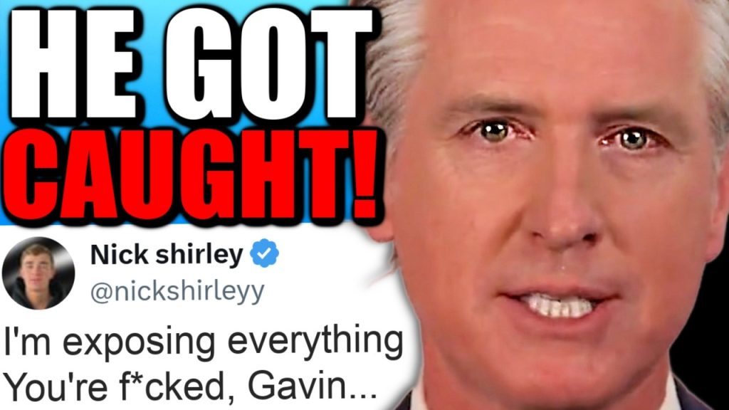 Gavin Newsom PANICS After GETTING CAUGHT in INSANE Video!