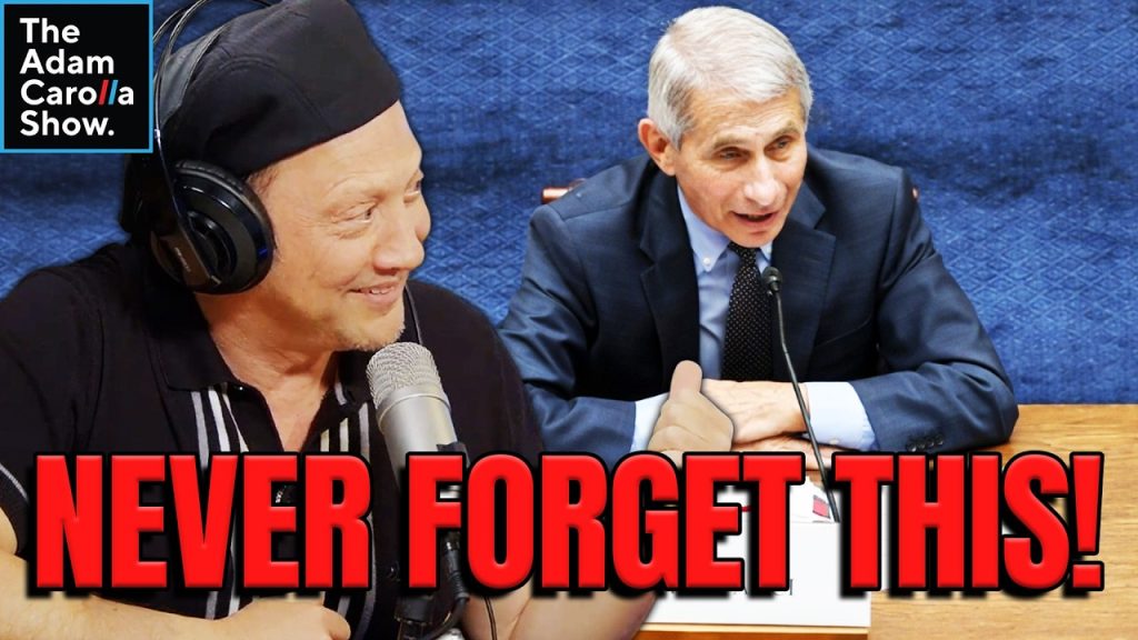 Rob Schneider Was SHOCKED When Fauci Couldn’t Answer a Simple Question