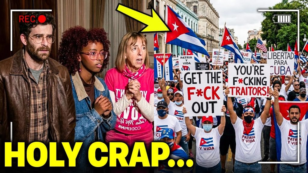 Cuban Patriots KICK OUT Woke FAR LEFT Americans Visiting Communist Dictator!!!