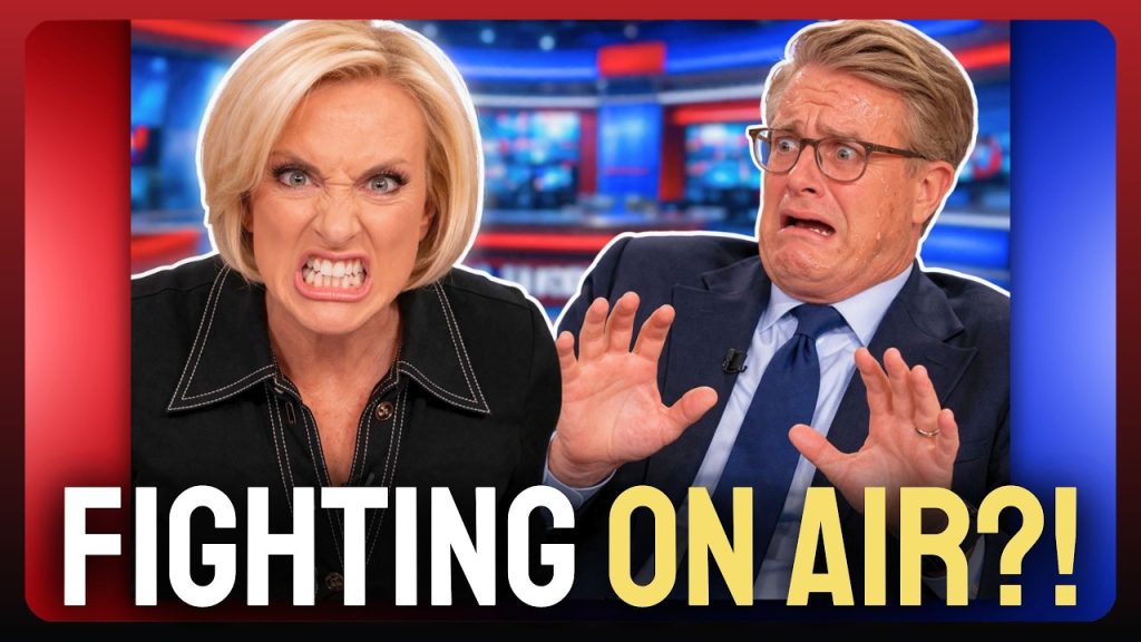 Joe Scarborough Called His Wife DUMB On Live TV. You Can SEE How Pissed She Was.