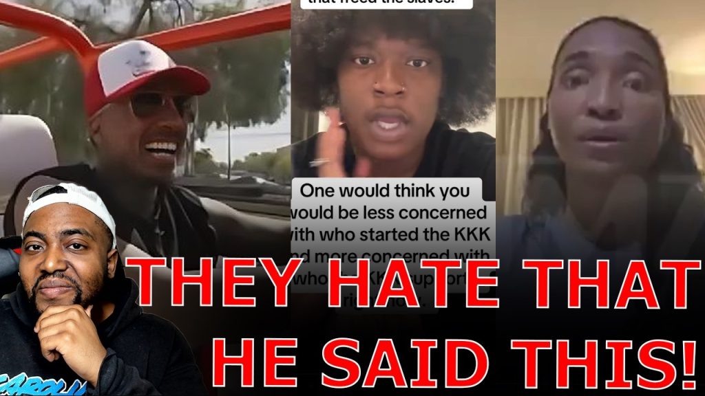 Black Liberals LOSE IT Over Nick Cannon Declaring He Supports TRUMP & Democrats Are Party Of The KKK