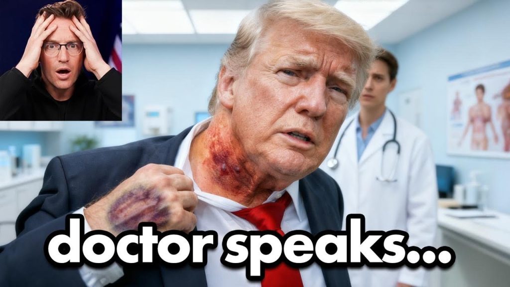 White House Doctor Reveals Cause Of Trump’s Bloody Neck — Cancer?!