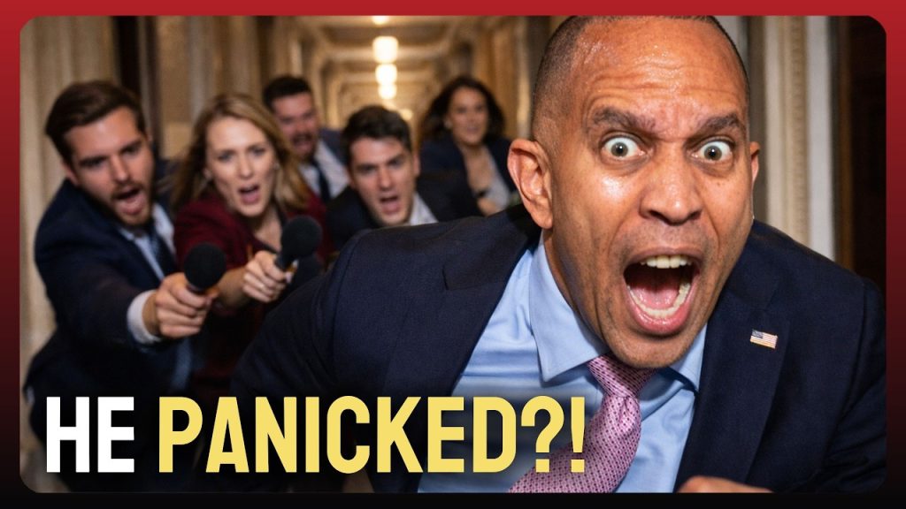 They CHASED DOWN Hakeem Jeffries To Ask About Swalwell. He Let It SLIP.