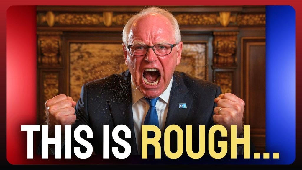 Tim Walz’s Public Meltdown Was HARD TO WATCH