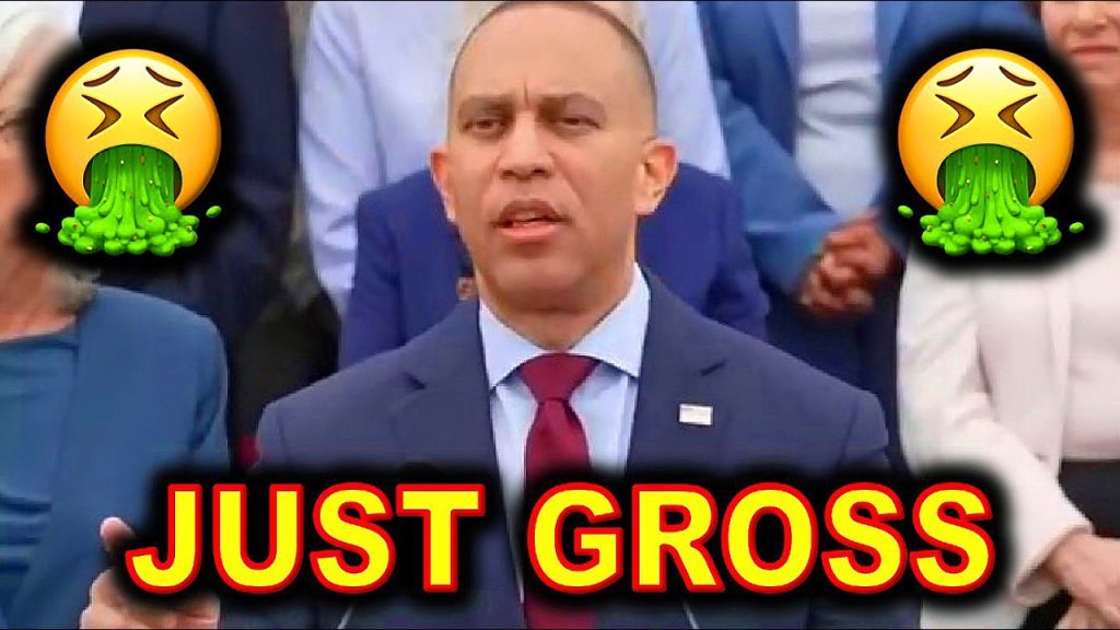 Hakeem Jeffries Acts a FOOL on the STEPS of Capitol Yesterday…