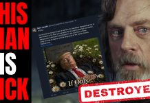 Mark Hamill Gets DESTROYED And DELETES POST After Wishing Trump Was Dead