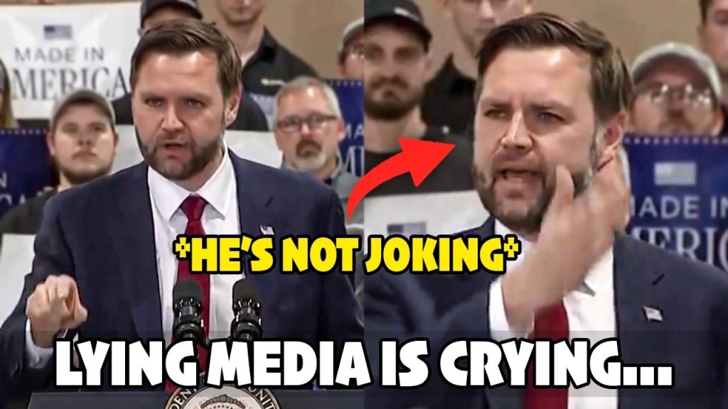 JD Vance Just DESTROYED Fake News With Brilliant One-Liner To Their Faces