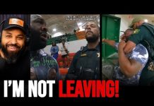 Angry Dad Picks a Fight With the Wrong Cop at High School Basketball Game
